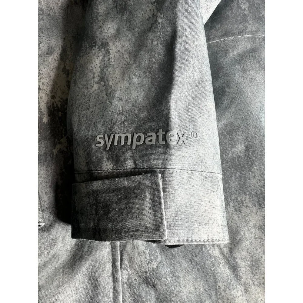 DC Command 45K Mens Jacket Sympatex Waterproof Hooded Gray/Black Size Medium - Picture 10 of 15